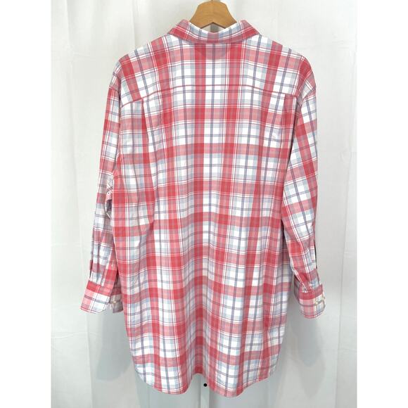 SOUTHERN TIDE Ormond Plaid Intercoastal Performance Sport Shirt Pink Size XL - Picture 2 of 9